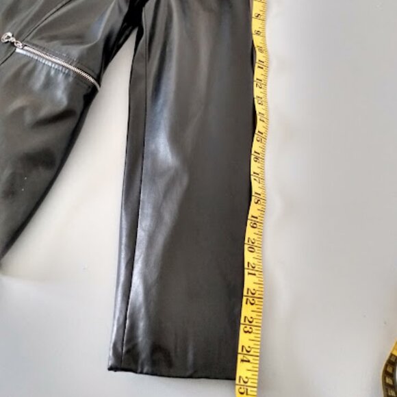 Black Faux Leather Jacket - Picture 10 of 16